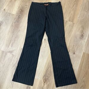 Scullers Black Pinstripe Trousers size 28